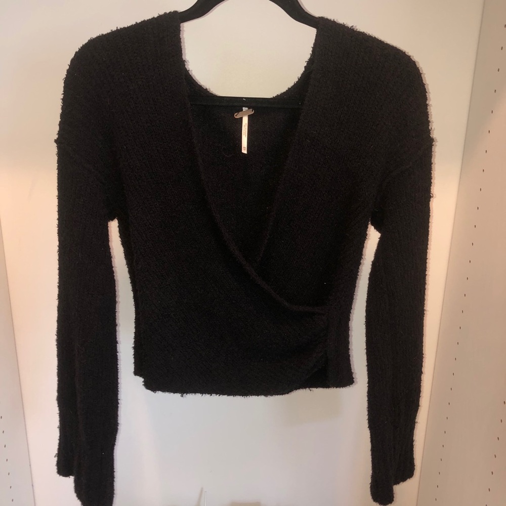 criss cross free people sweater